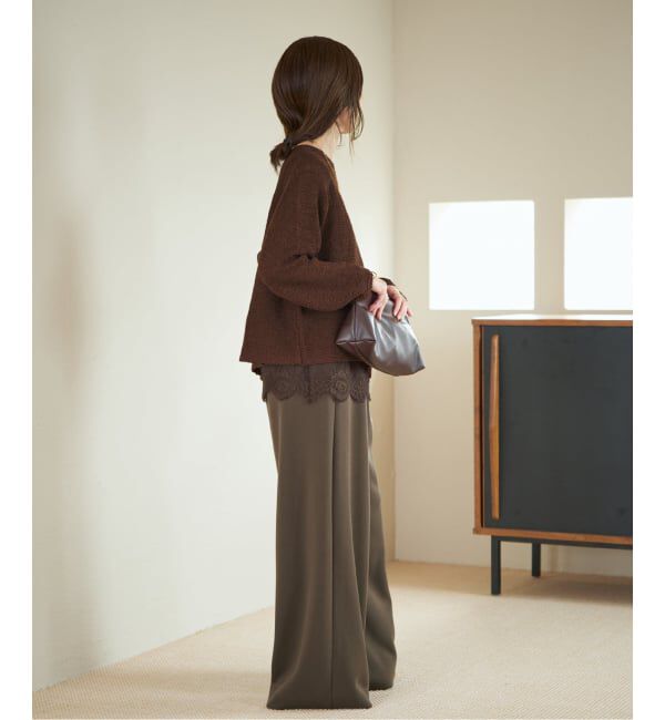 Plage「《追加》linen mix loose プルオーバー」|ニット・セーター|