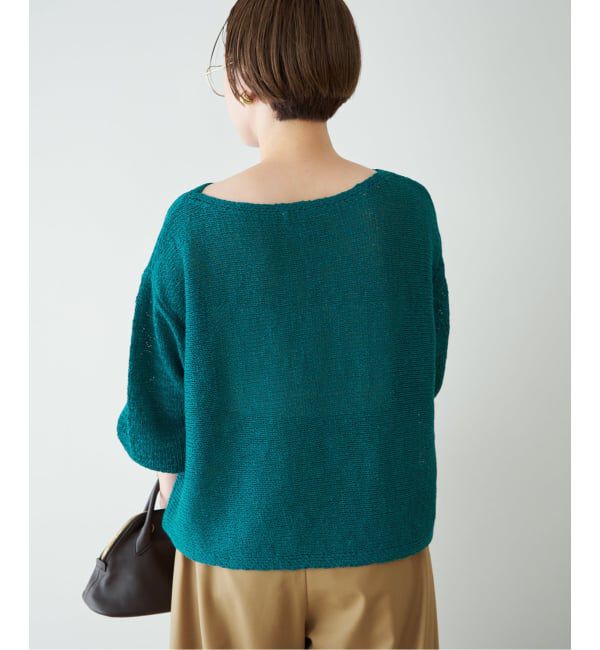 Plage「《追加》linen mix loose プルオーバー」|ニット・セーター|