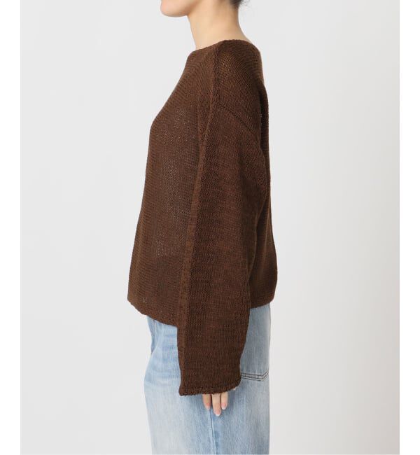 Plage「《追加》linen mix loose プルオーバー」|ニット・セーター|