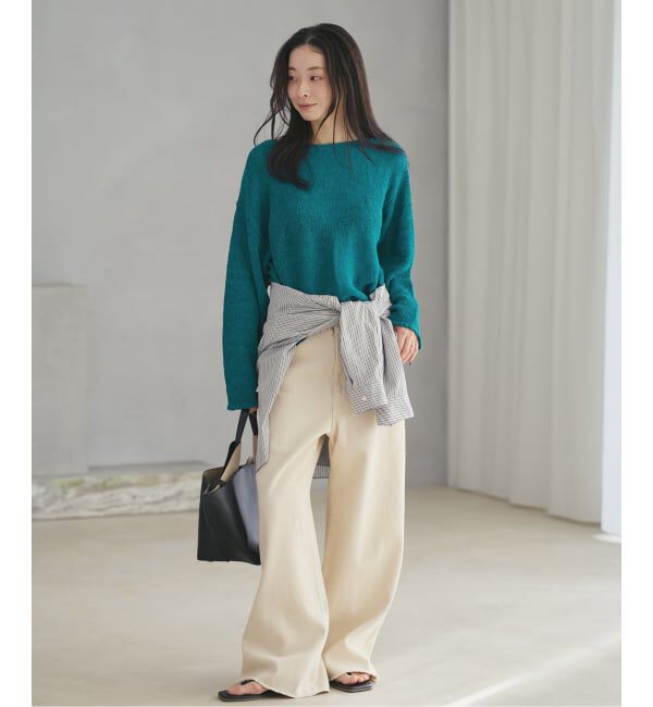 Plage「《追加》linen mix loose プルオーバー」|ニット・セーター|