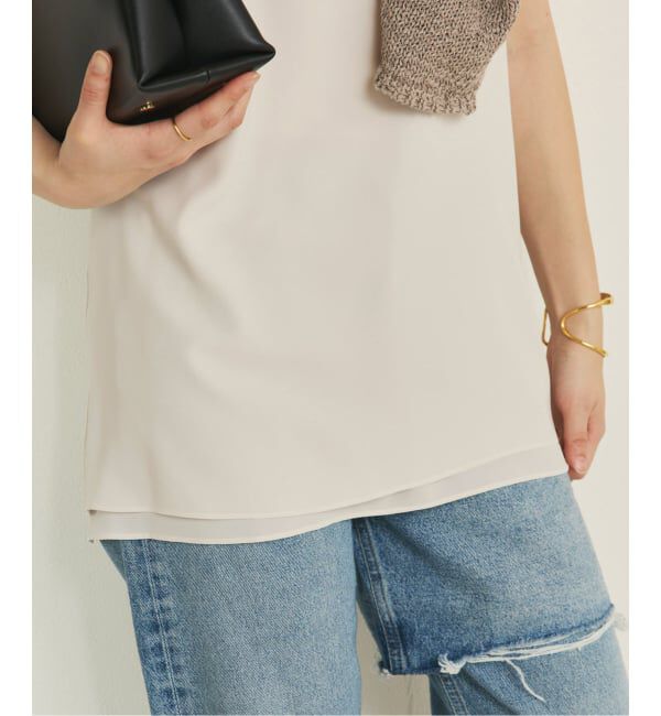 Plage「レイヤーノースリブラウス」|タンクトップ|