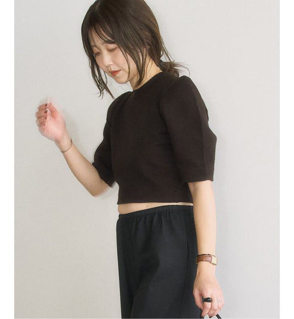 Plage「MY_co/ca minimum ニット」|ニット・セーター|ブラウン