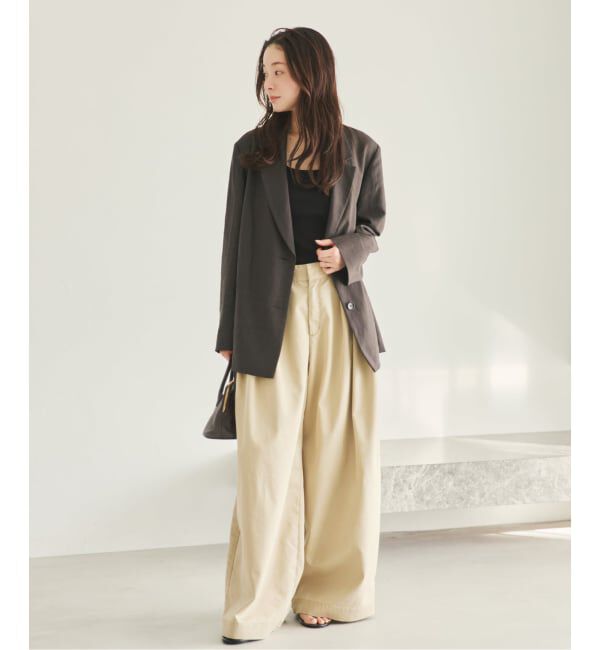 Plage「sandy linen 混 ジャケット」|テーラードジャケット|