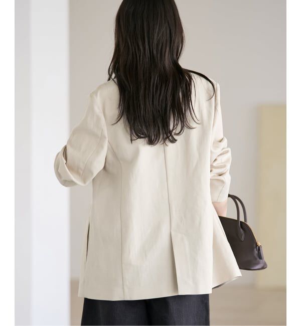 Plage「sandy linen 混 ジャケット」|テーラードジャケット|