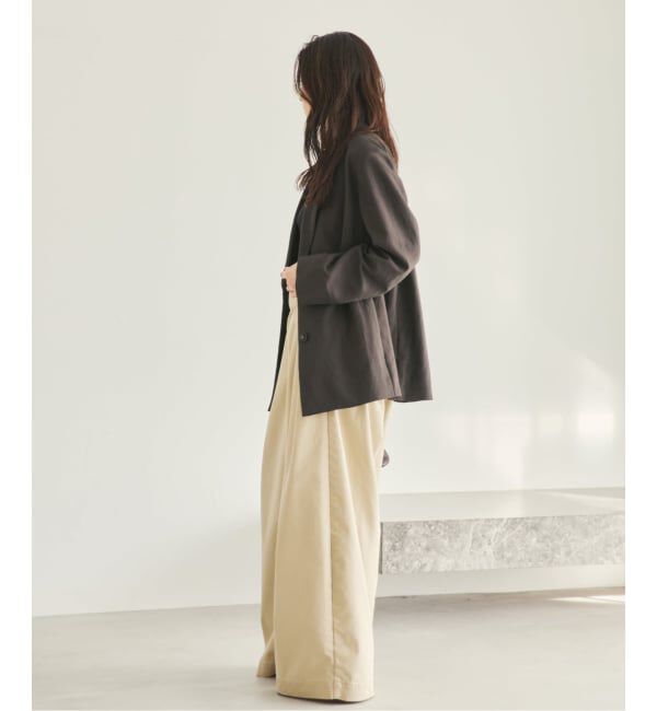 Plage「sandy linen 混 ジャケット」|テーラードジャケット|