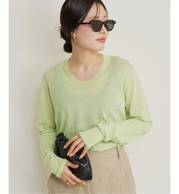 Plage「R&rsquo;IAM KNIT LONG TEE」|ニット・セーター|