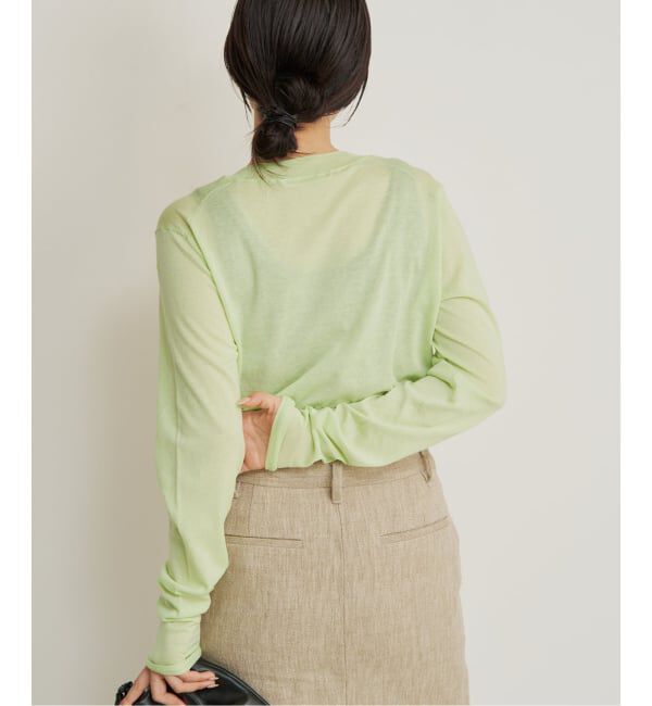 Plage「R&rsquo;IAM KNIT LONG TEE」|ニット・セーター|