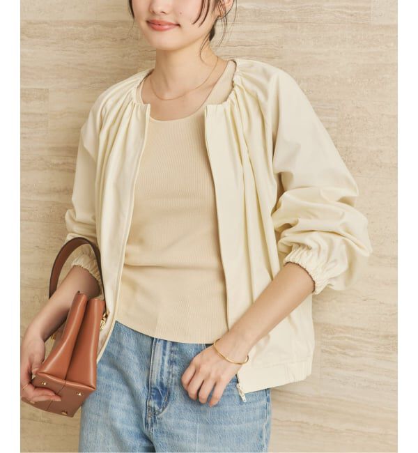 Plage「cotton/ny elegant ブルゾン」|その他|ホワイト