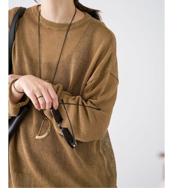 Plage「Linen/ny long プルオーバー」|ニット・セーター|