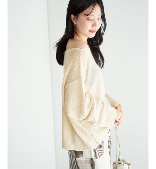 Plage「brillante loose プルオーバー」|ニット・セーター|