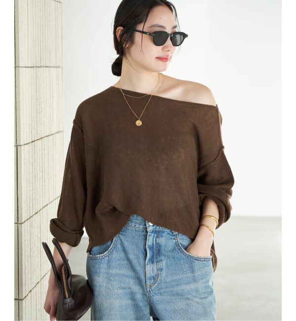 Plage「brillante loose プルオーバー」|ニット・セーター|