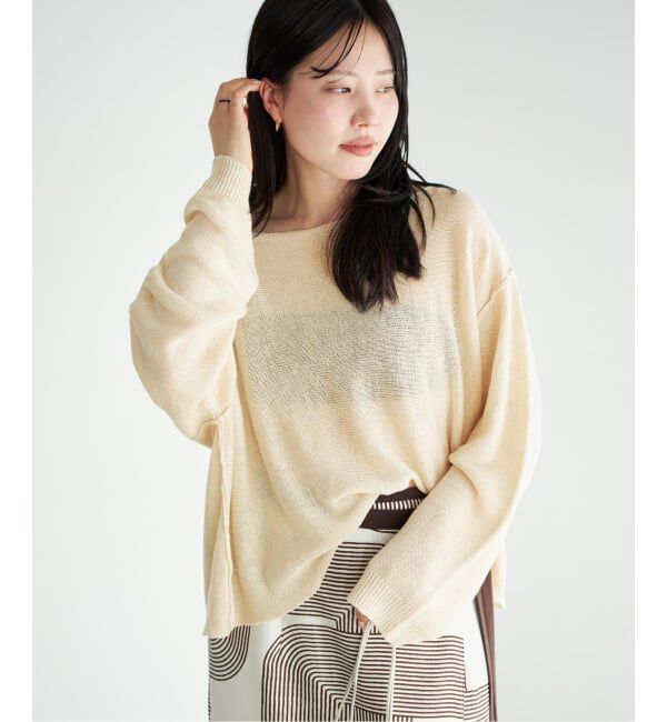 Plage「brillante loose プルオーバー」|ニット・セーター|