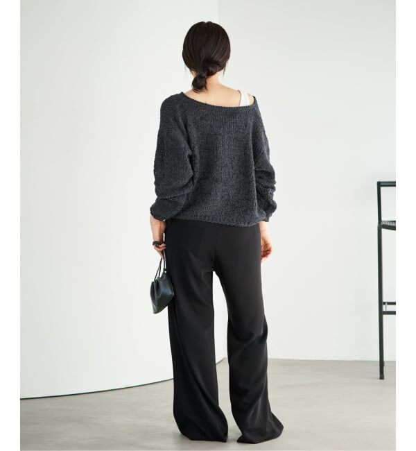 Plage「Semi flare パンツ」|スラックス|