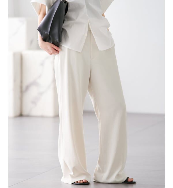 Plage「Semi flare パンツ」|スラックス|