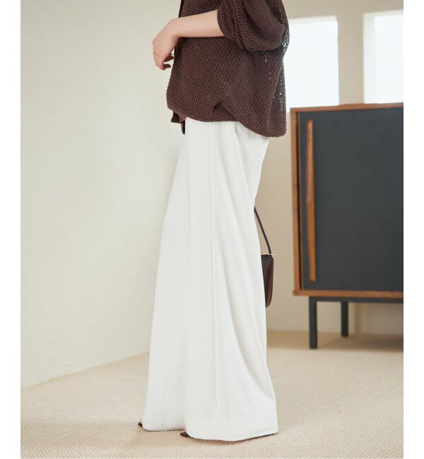 Plage「Semi flare パンツ」|スラックス|