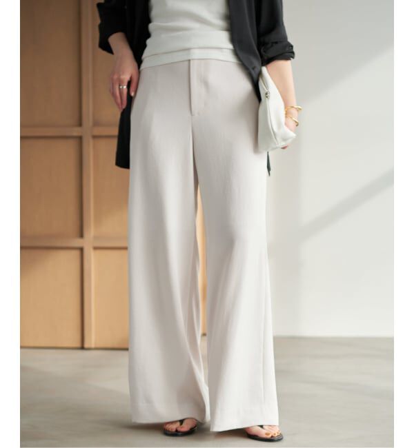Plage「Semi flare パンツ」|スラックス|