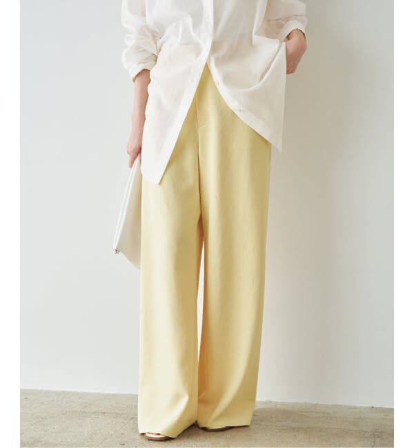 Plage「Semi flare パンツ」|スラックス|