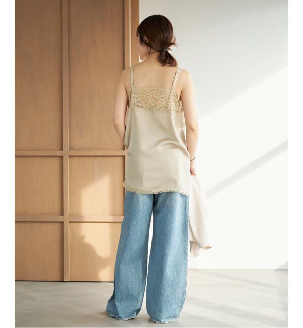 Plage「Linen mix lace キャミソール」|キャミソール|