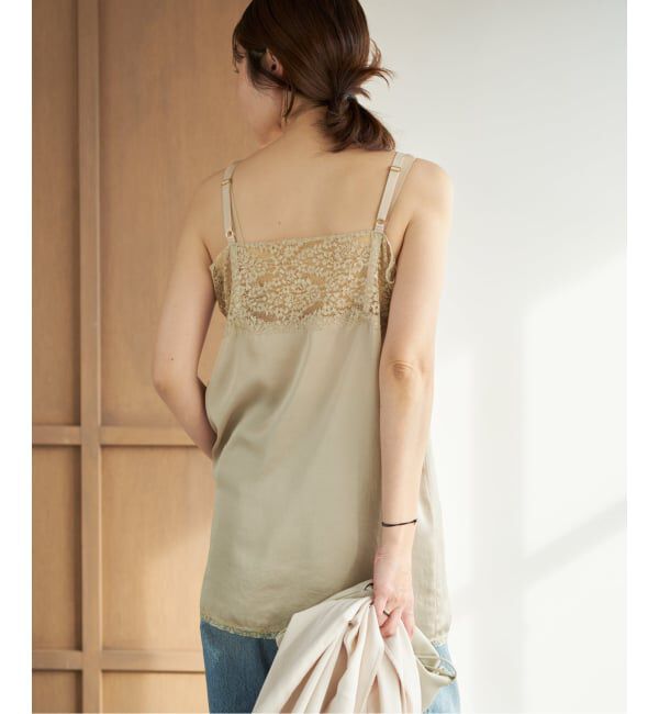 Plage「Linen mix lace キャミソール」|キャミソール|