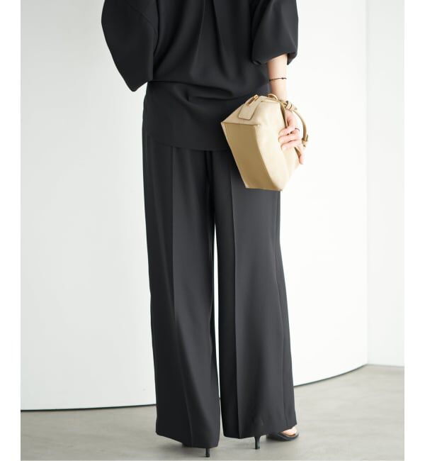 Plage「《予約》2 Tuck Elegant パンツ」|スラックス|