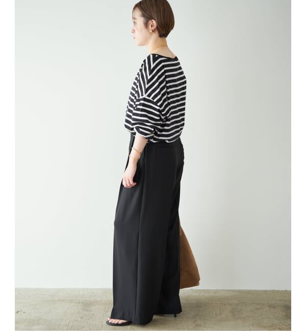 Plage「《予約》2 Tuck Elegant パンツ」|スラックス|