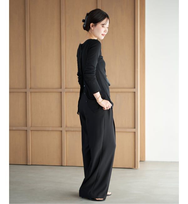 Plage「《予約》2 Tuck Elegant パンツ」|スラックス|