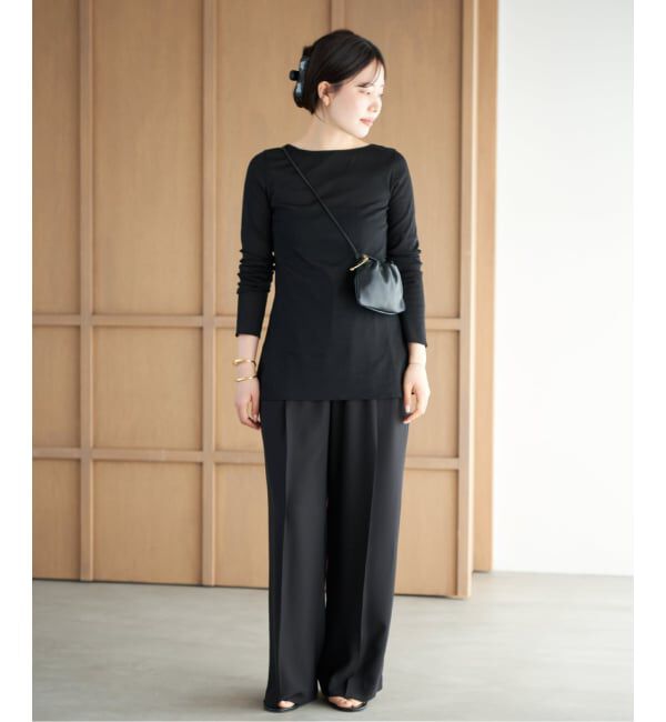 Plage「《予約》2 Tuck Elegant パンツ」|スラックス|