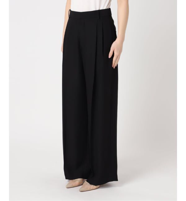 Plage「《予約》2 Tuck Elegant パンツ」|スラックス|