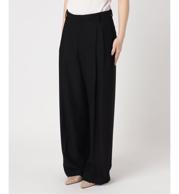 Plage「《予約》2 Tuck Elegant パンツ」|スラックス|