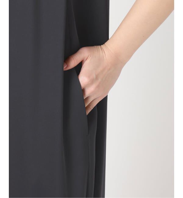 Plage「《予約》dull satin パンツドレス」|オールインワン|