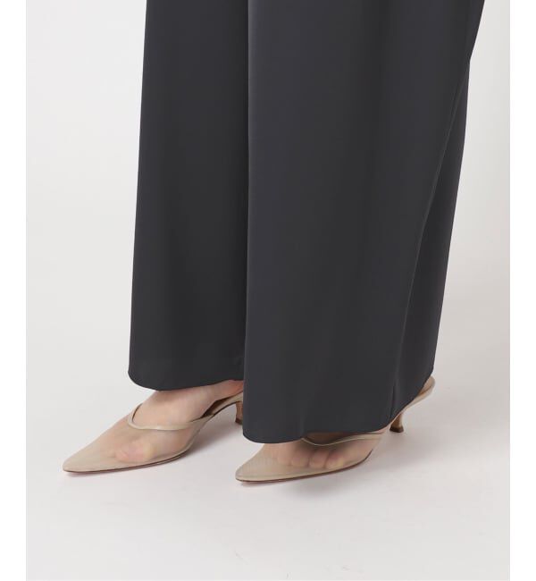 Plage「《予約》dull satin パンツドレス」|オールインワン|