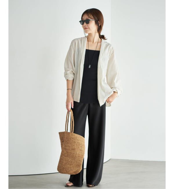 Plage「《予約》Satin Bias Relax パンツ」|その他|