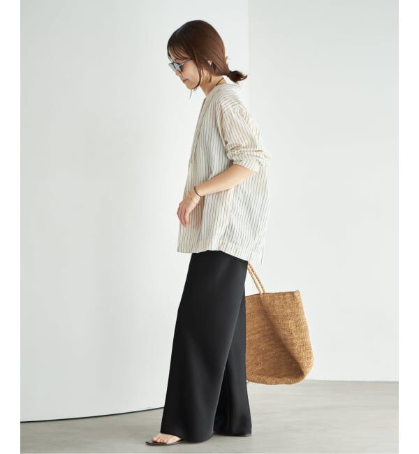 Plage「《予約》Satin Bias Relax パンツ」|その他|
