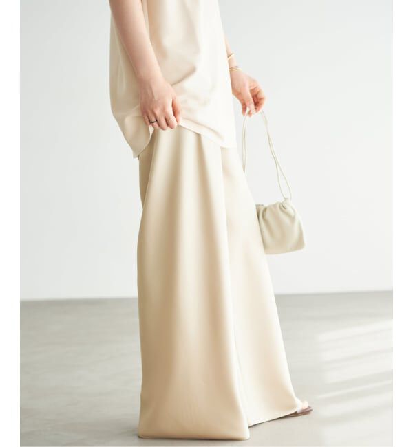 Plage「《予約》Satin Bias Relax パンツ」|その他|