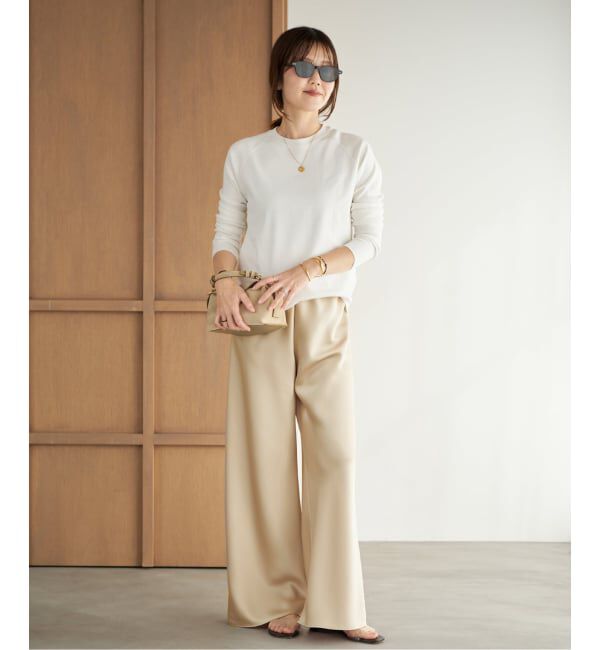 Plage「《予約》Satin Bias Relax パンツ」|その他|