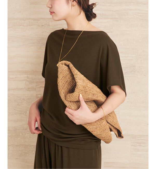 Plage「《予約》Jersey Tunic プルオーバー」|Tシャツ・カットソー|ブラウン