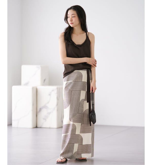 Plage「Scarf rap スカート」|スカート|