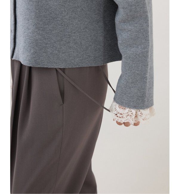 IENA「《追加2》サスペンダーツイルパンツ」|スラックス|