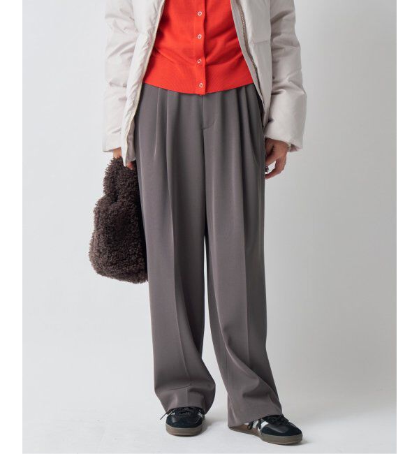 IENA「《追加2》サスペンダーツイルパンツ」|スラックス|