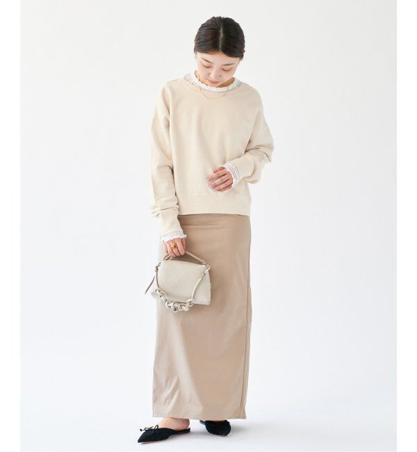 IENA「《追加》ピグメントスウェットプルオーバー」|スウェット・ジャージ|