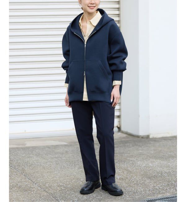 SLOBE IENA「《追加5》ボリュームジップアップフーディー」|パーカー|