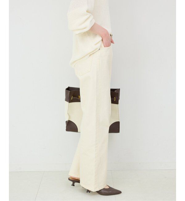 SLOBE IENA「《一部店舗・WEB限定カラーあり/追加5》LE DENIM ストレートパンツ」|デニム|