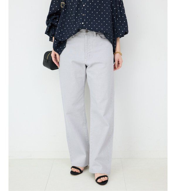 SLOBE IENA「《一部店舗・WEB限定カラーあり/追加5》LE DENIM ストレートパンツ」|デニム|