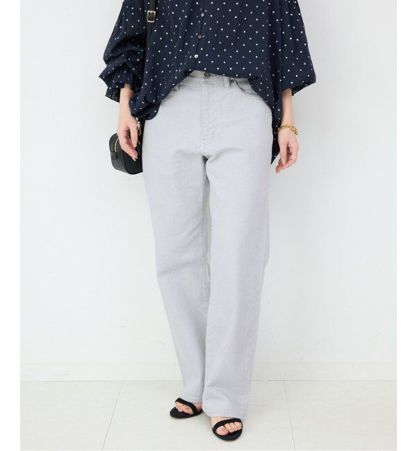 SLOBE IENA「《一部店舗・WEB限定カラーあり/追加5》LE DENIM ストレートパンツ」|デニム|