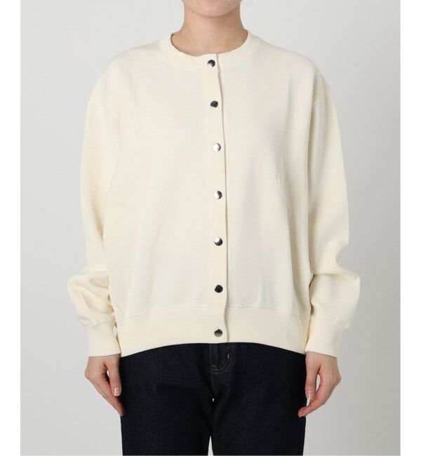 SLOBE IENA「《WEB・一部店舗限定/追加4》ダブルフェイスジャージースナップカーディガン」|カーディガン|