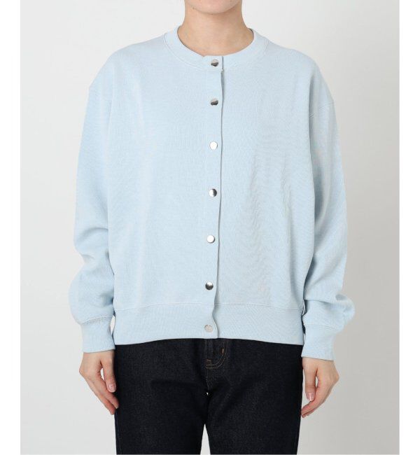 SLOBE IENA「《WEB・一部店舗限定/追加4》ダブルフェイスジャージースナップカーディガン」|カーディガン|