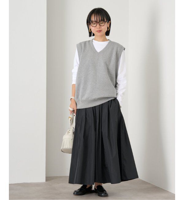 IENA「タフタフレアスカート」|スカート|