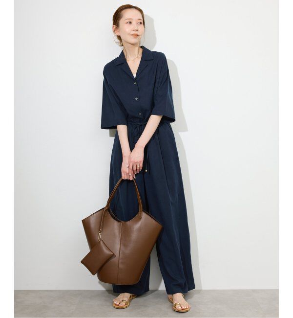 SLOBE IENA「ハーフスリーブオールインワン」|オールインワン|