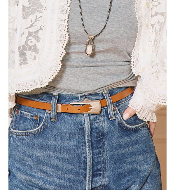 IENA LA BOUCLE「LEFIJE/レフィエ belt ベルト 2151670208」|ベルト|ブラウン C