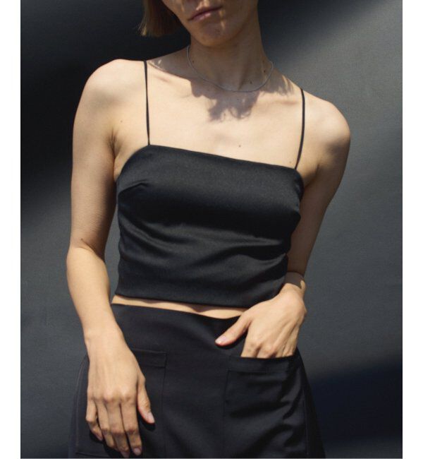 IENA「【EMILY WEEK &times; IENA】サテン クロップドバンドゥブラ」|インナー|